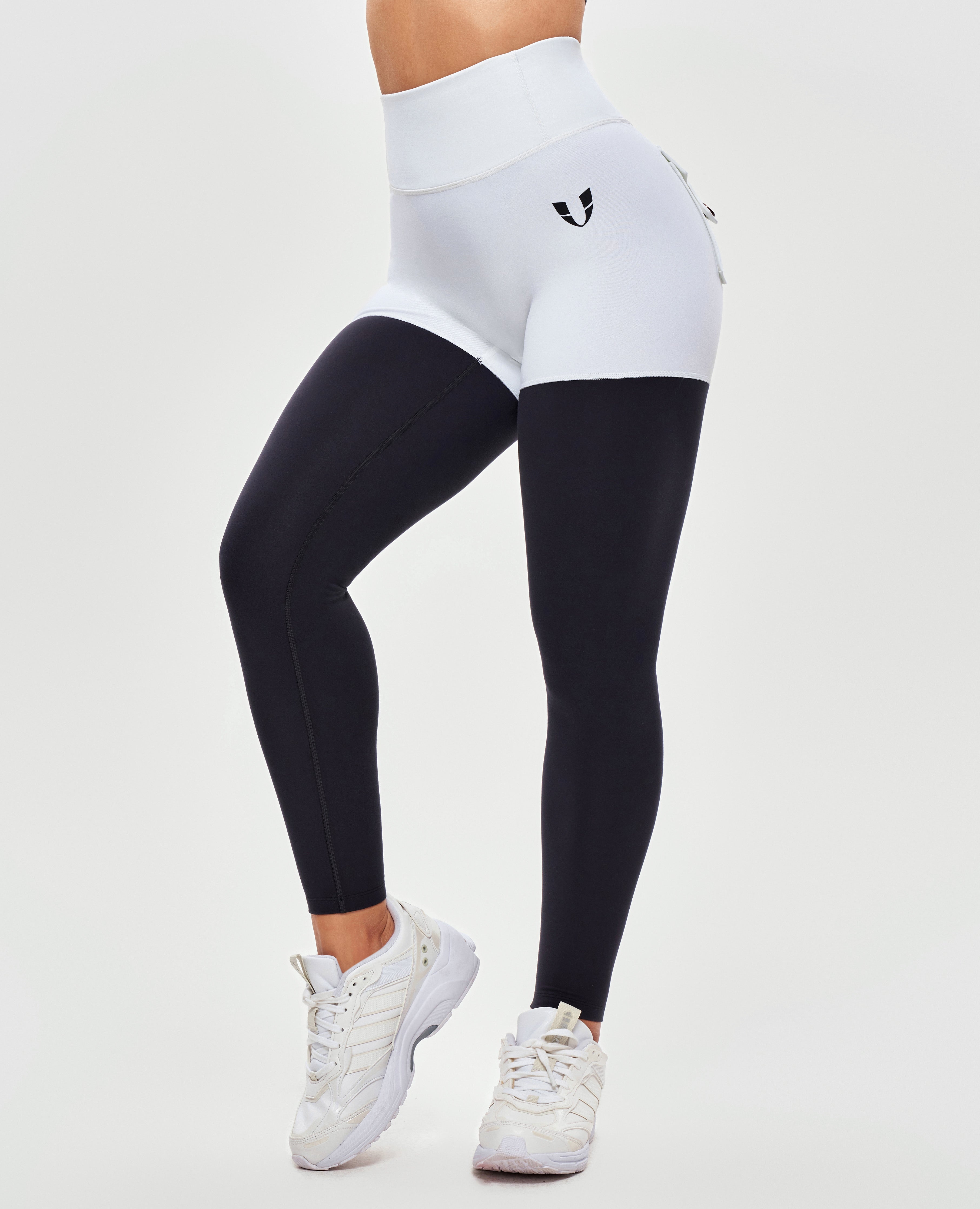 Black and white workout pants hotsell