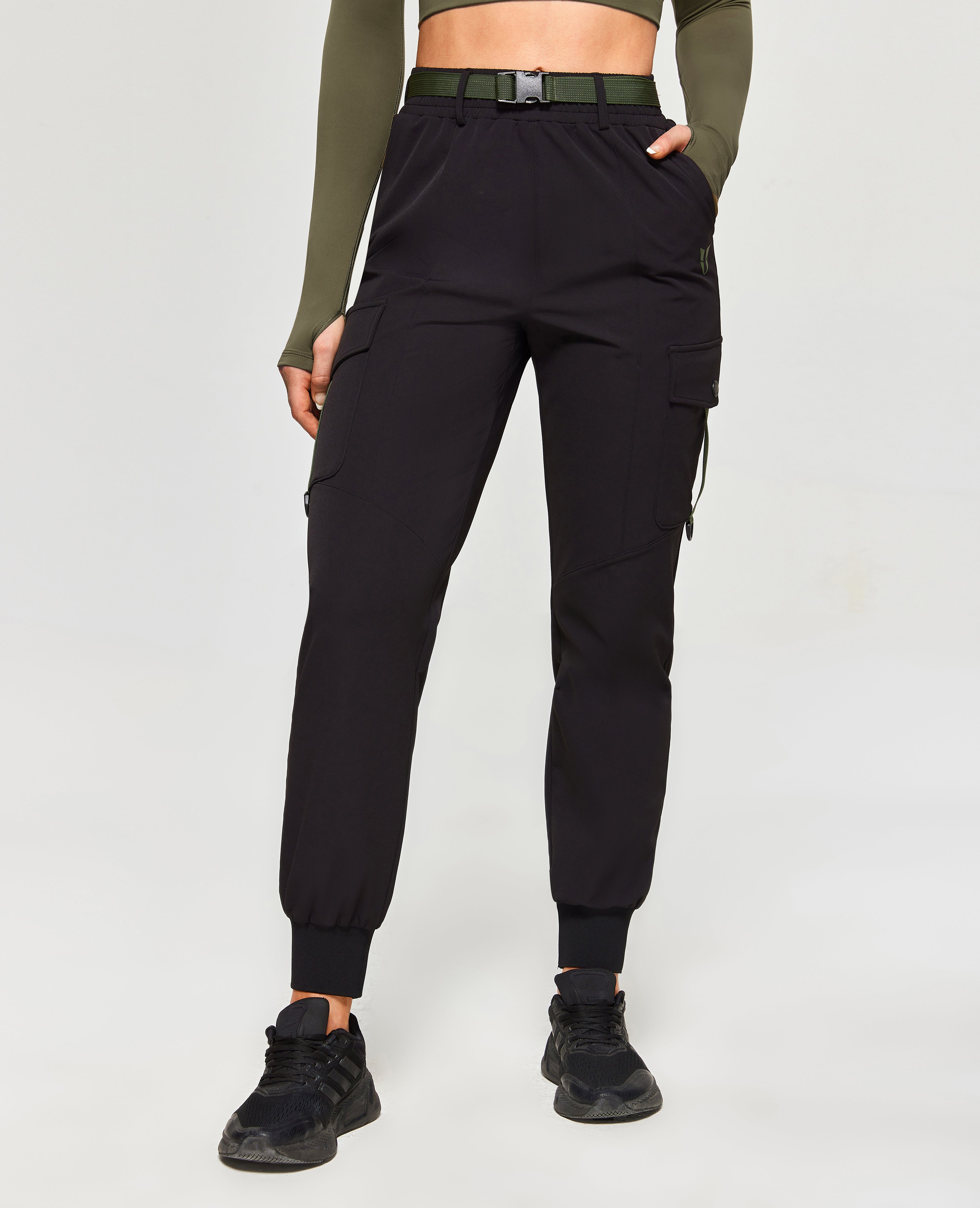 Moto Active Ankle Pants - Black