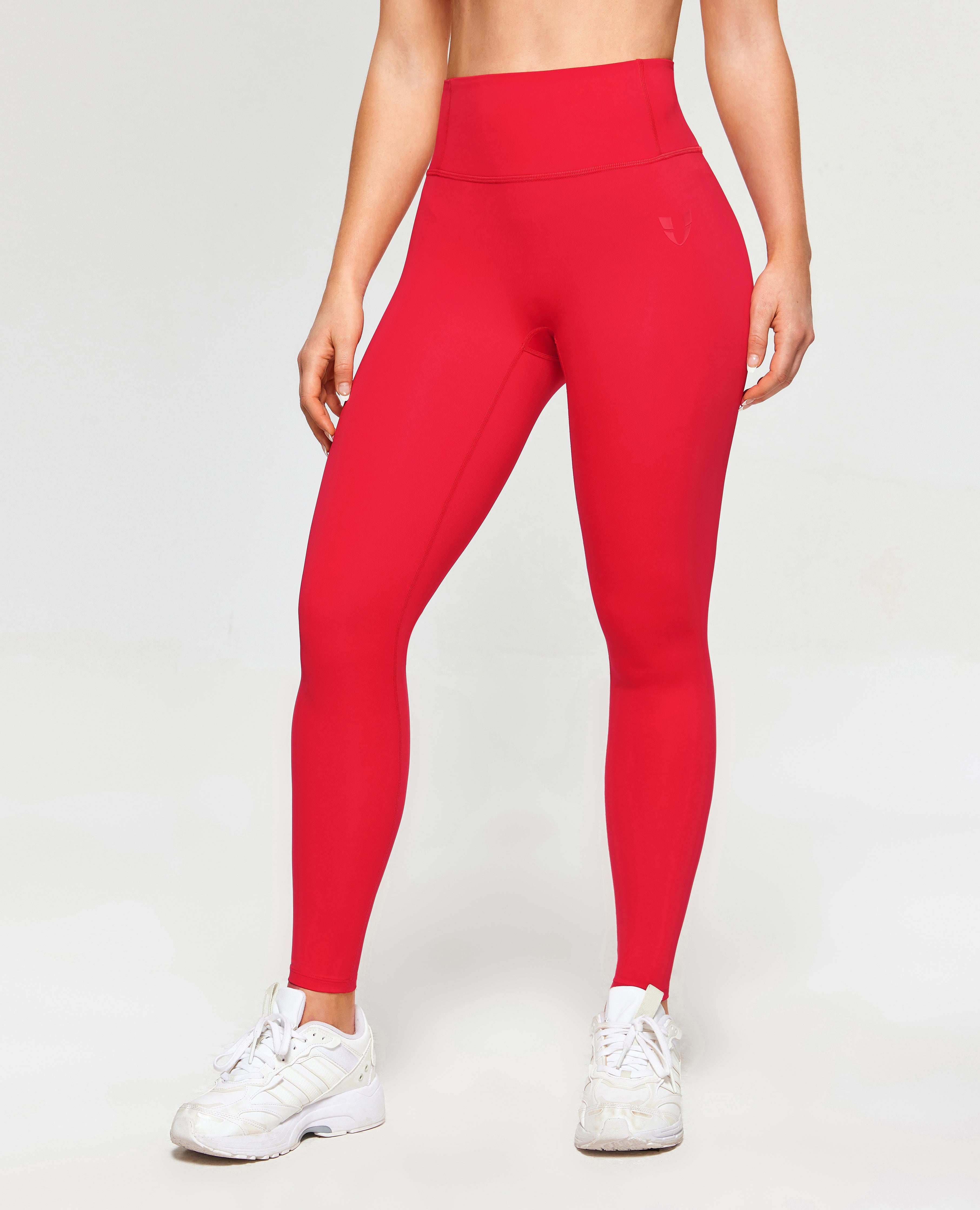 Firmabs High Waist Compression Leggings - Red