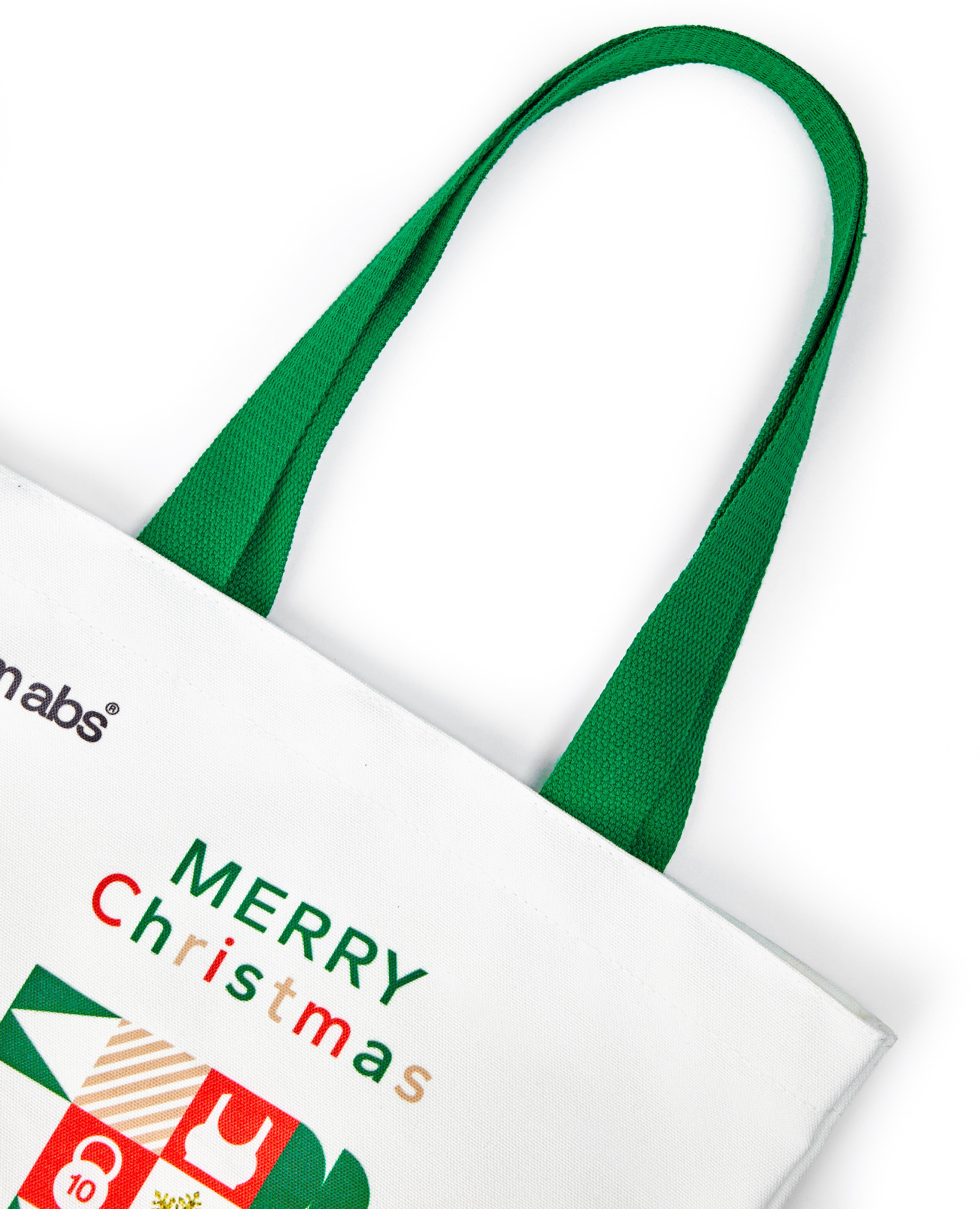 Firmabs Christmas Canvas Bag - White