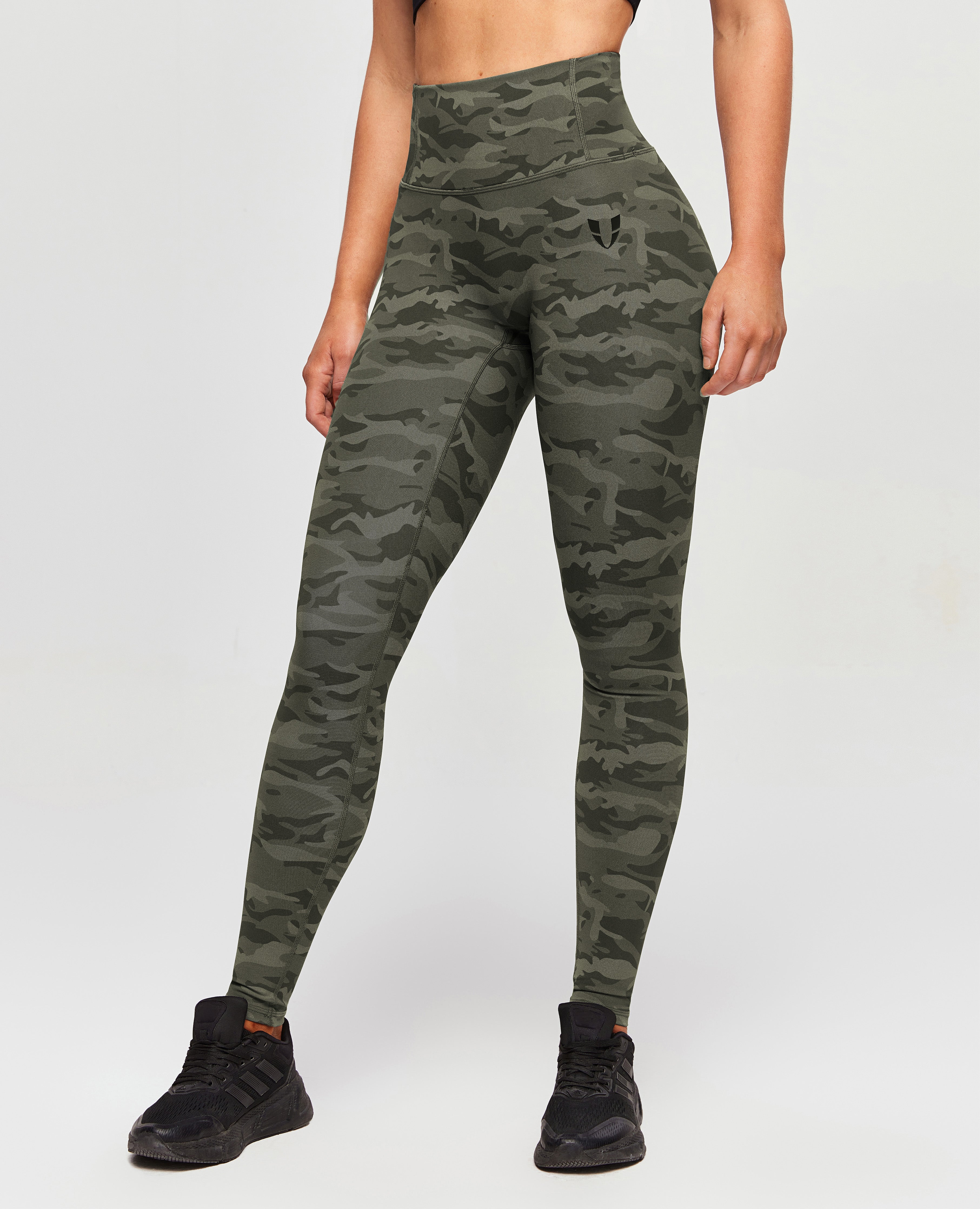 Scrunch Butt Leggings Moss Green Camo FIRM ABS