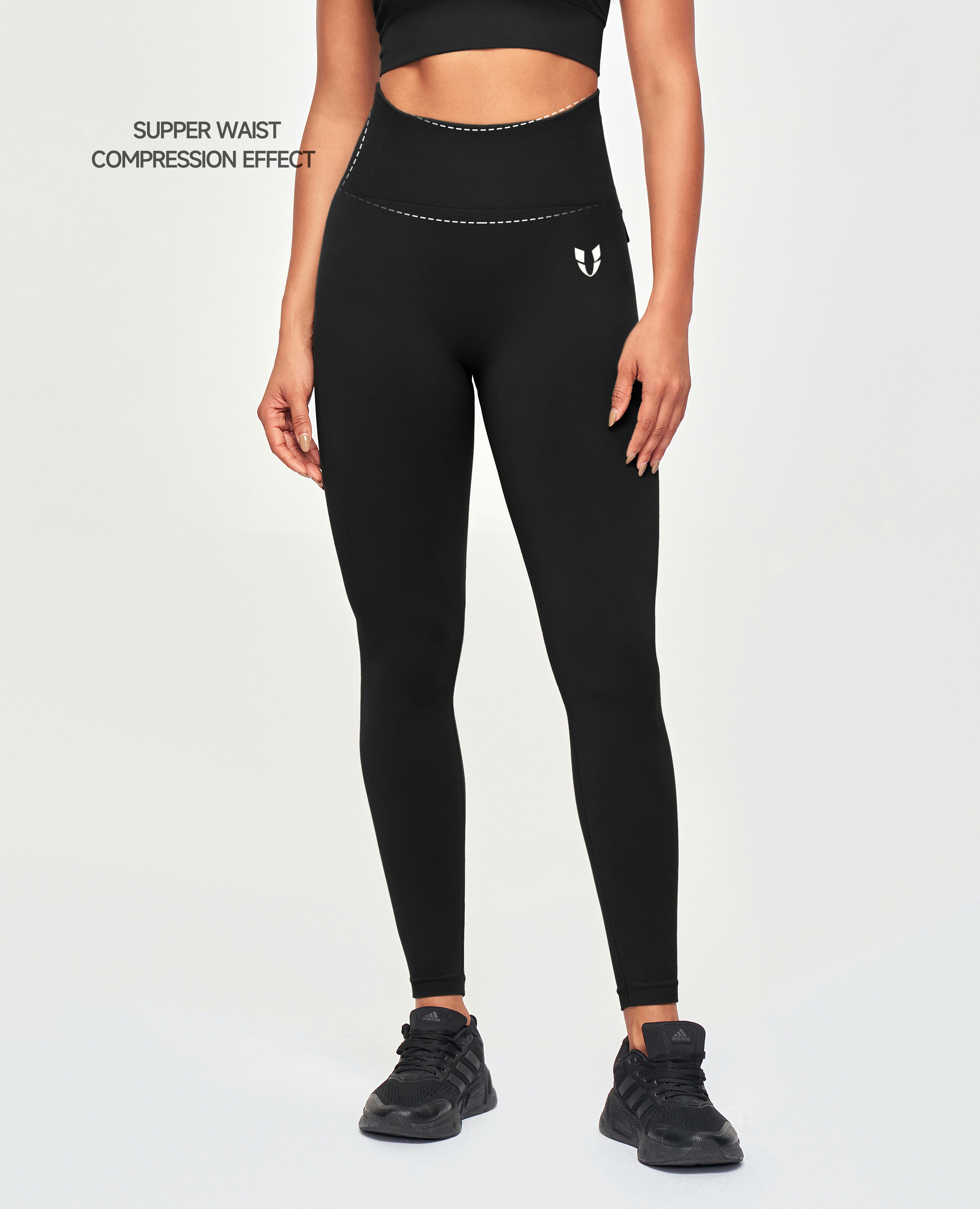 Seamless Cargo Leggings - Black