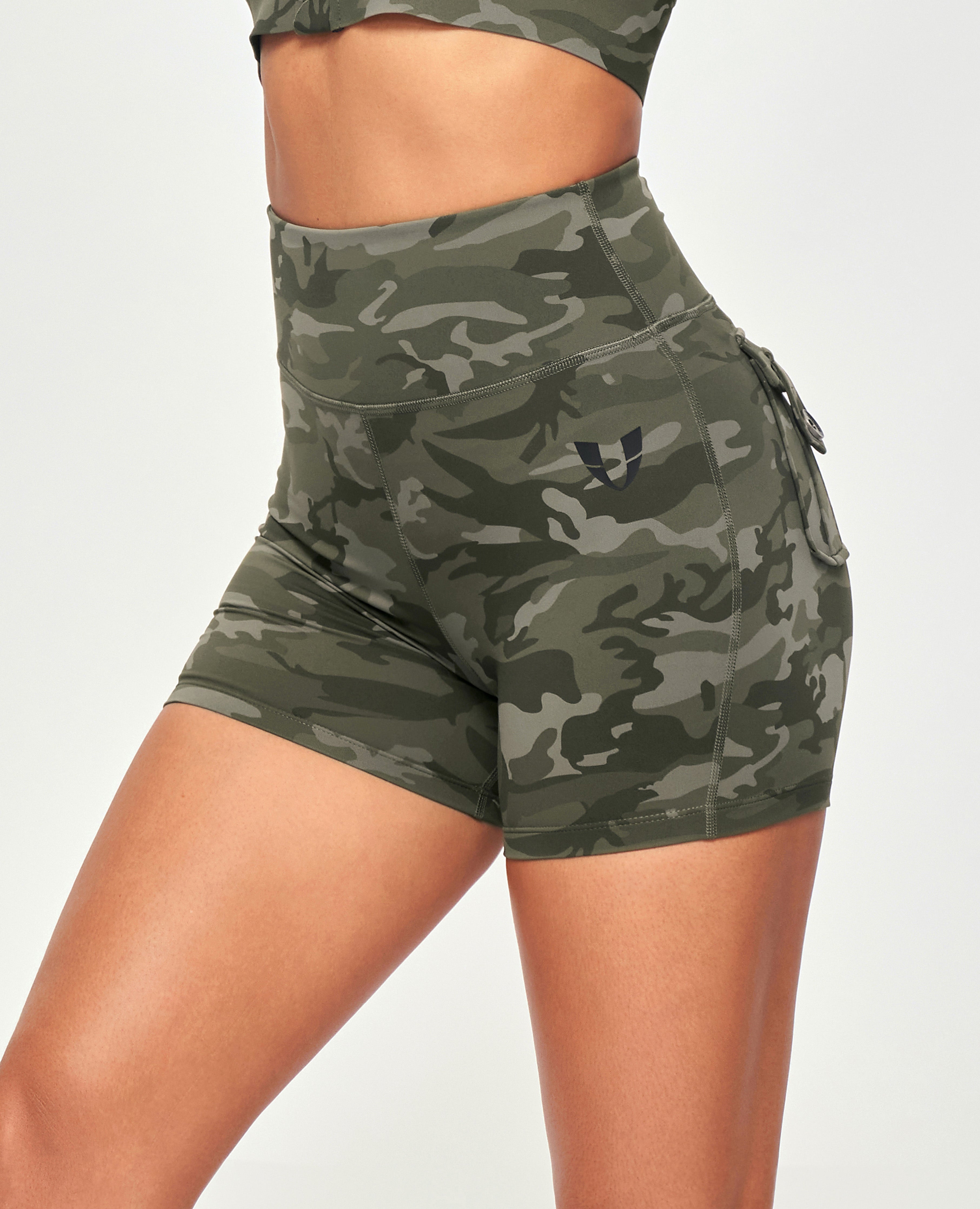 Cargo Short Shorts - Camo