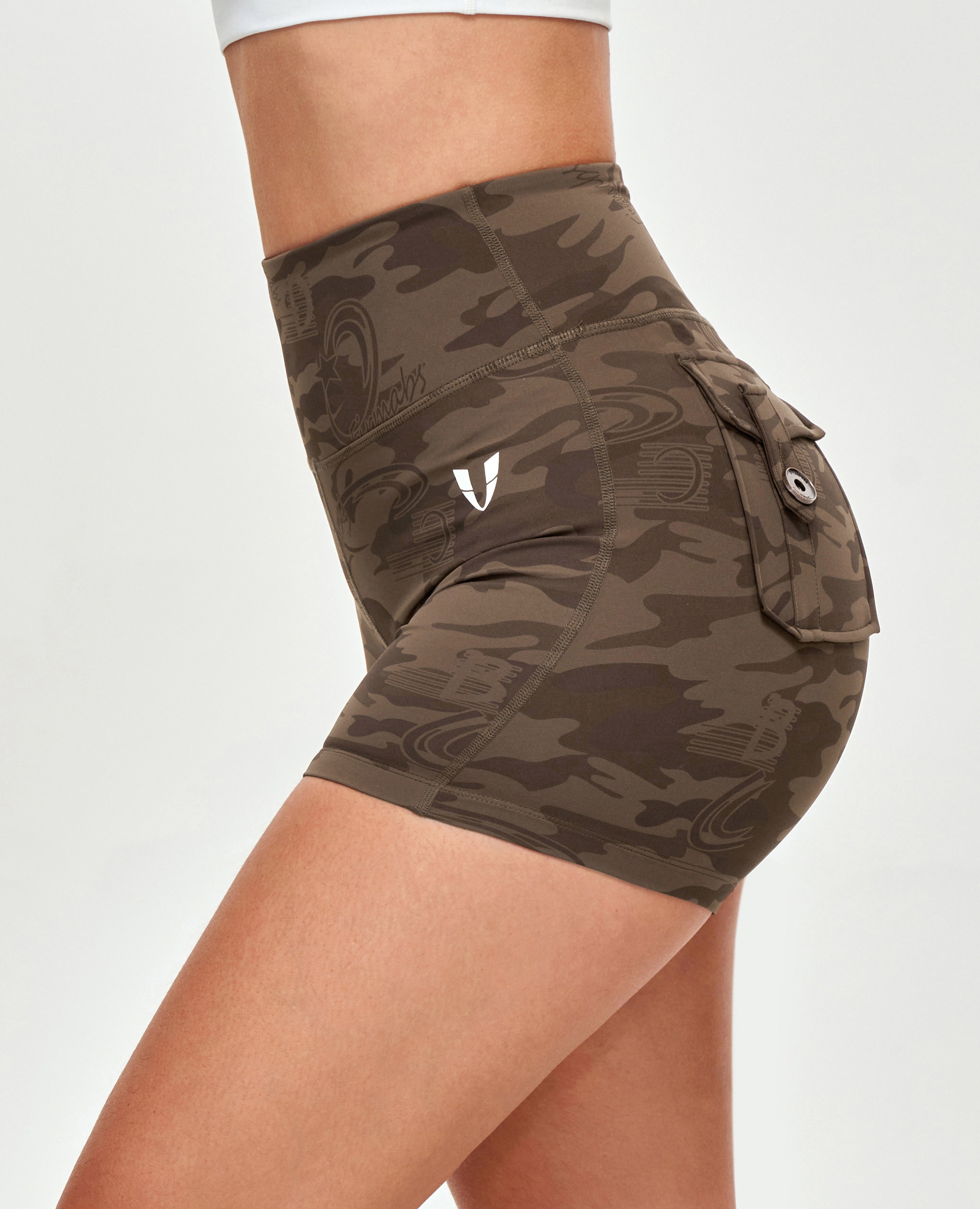 Cargo Short Shorts - Brown Camo