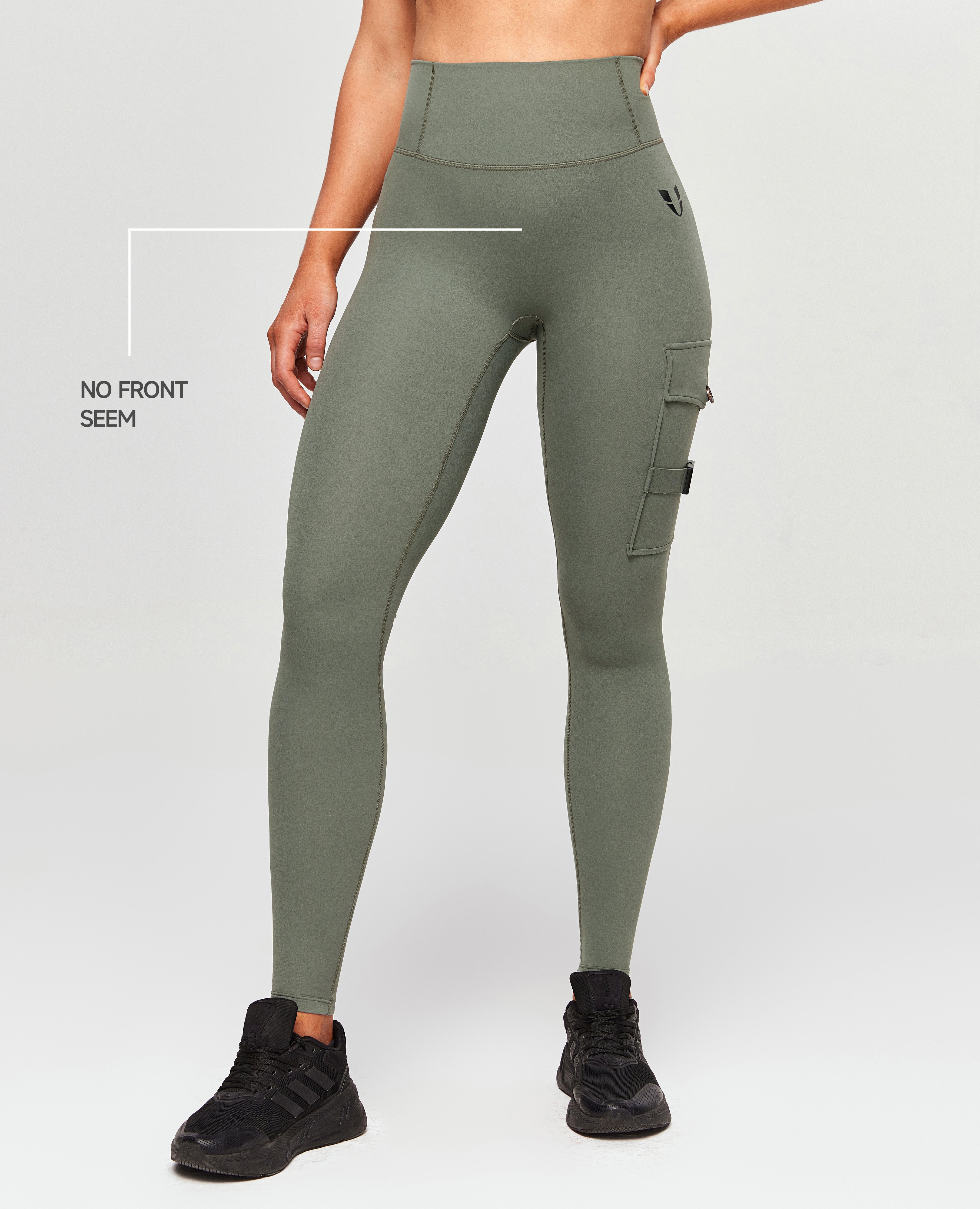 Leggings van vrachtfitness plus - Camping Green