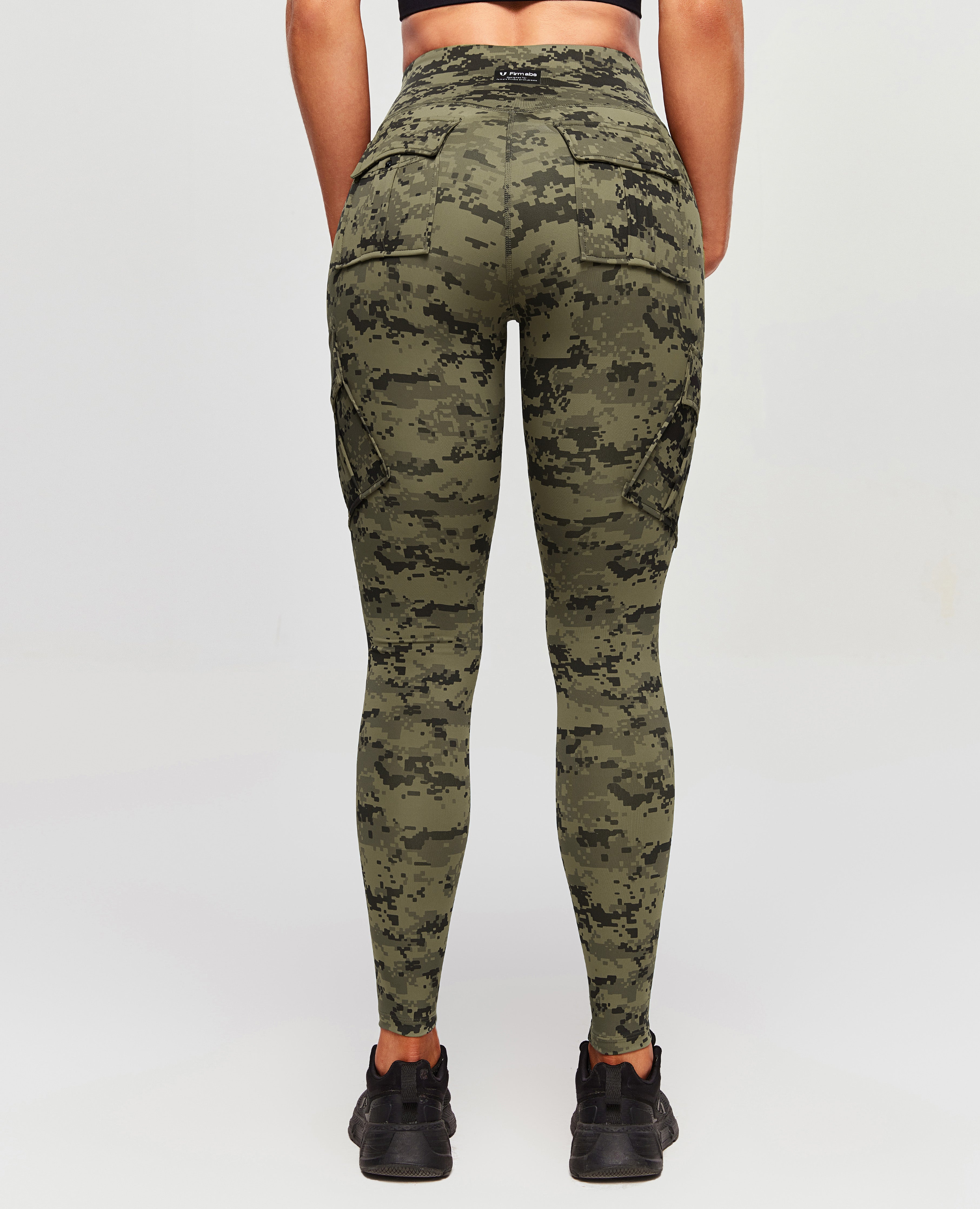 Solo Cargo Leggings - Army Green Camo