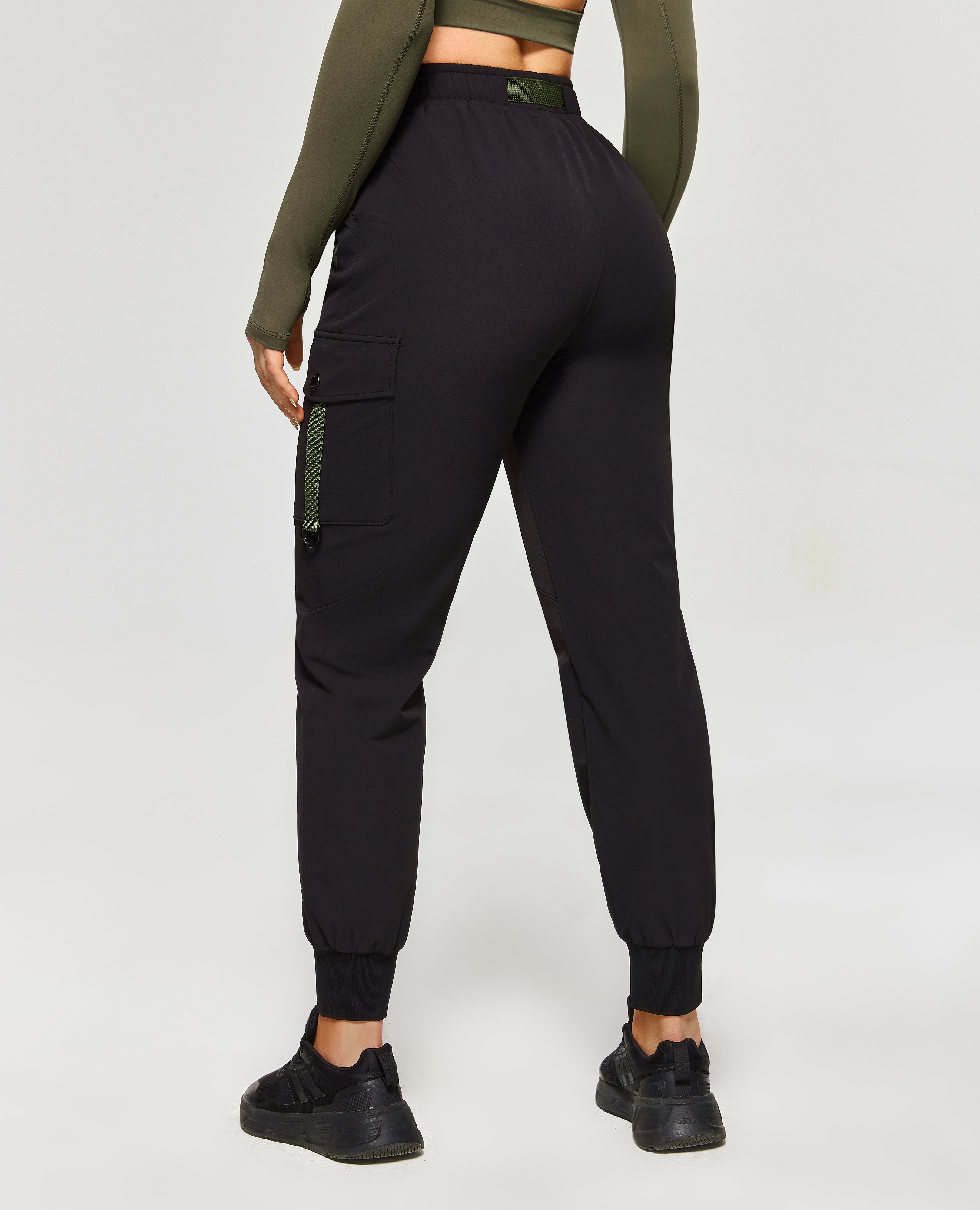 Moto Active Ankle Pants - Black