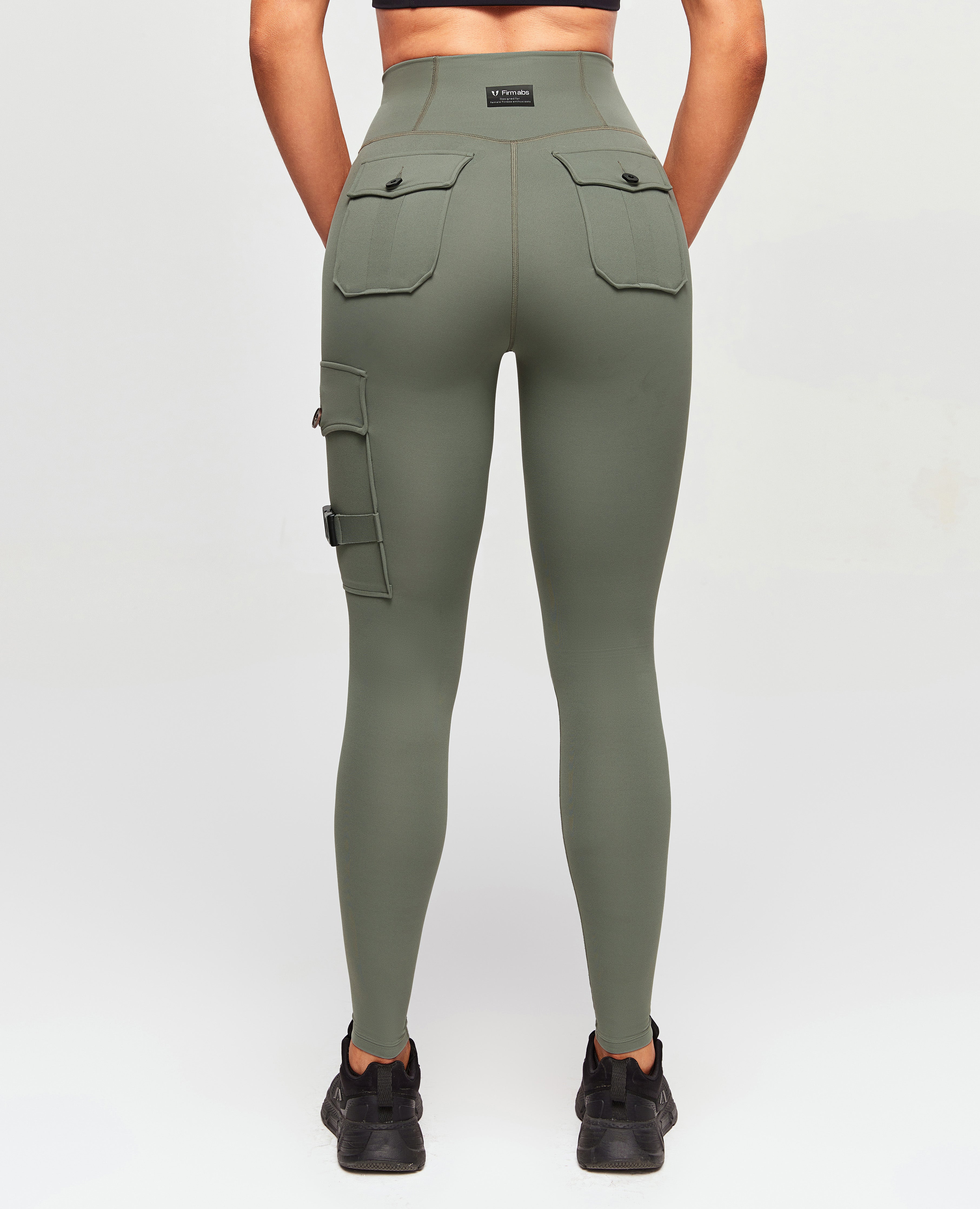 Leggings van vrachtfitness plus - Camping Green