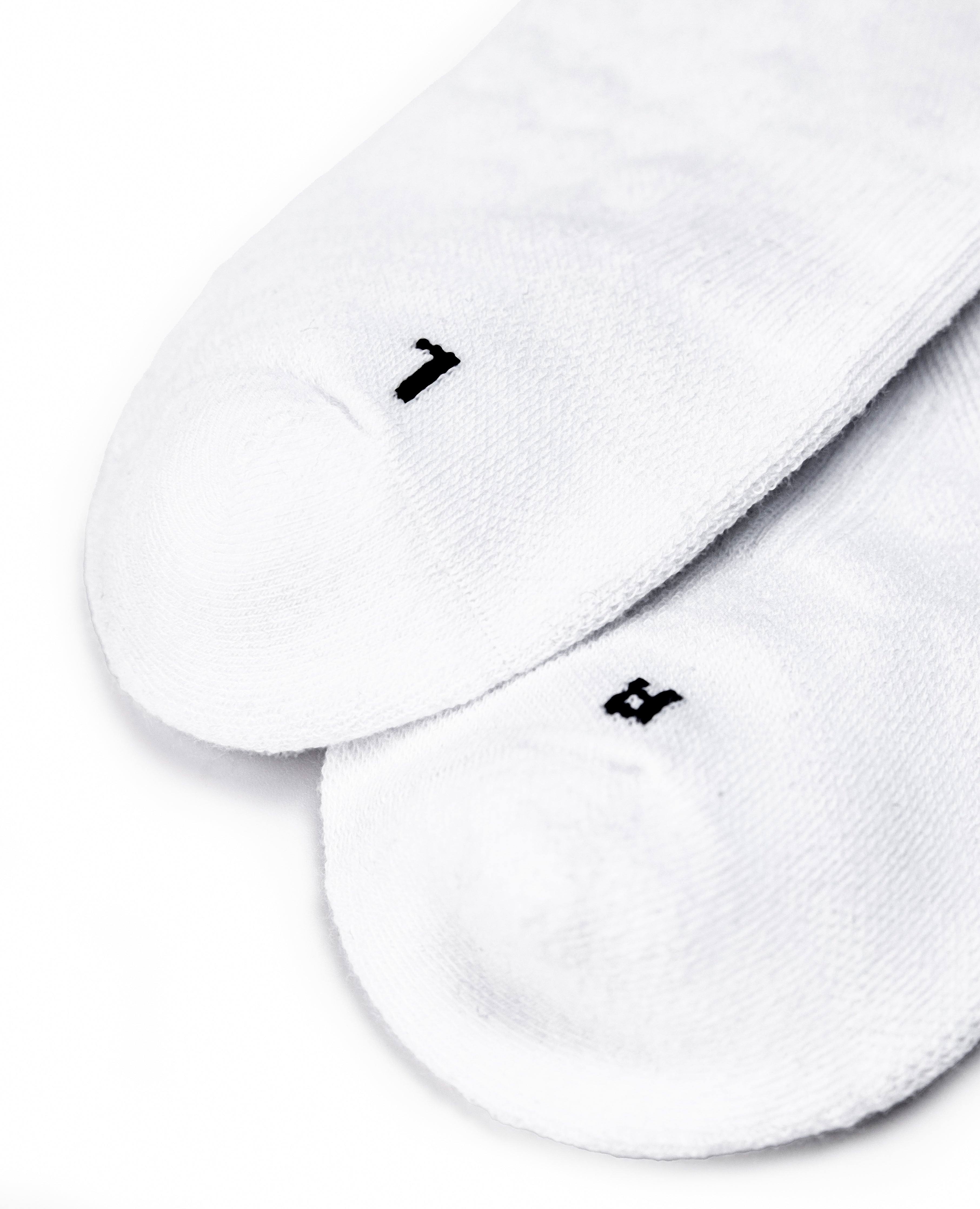 Firmabs Striped Sports socks - White