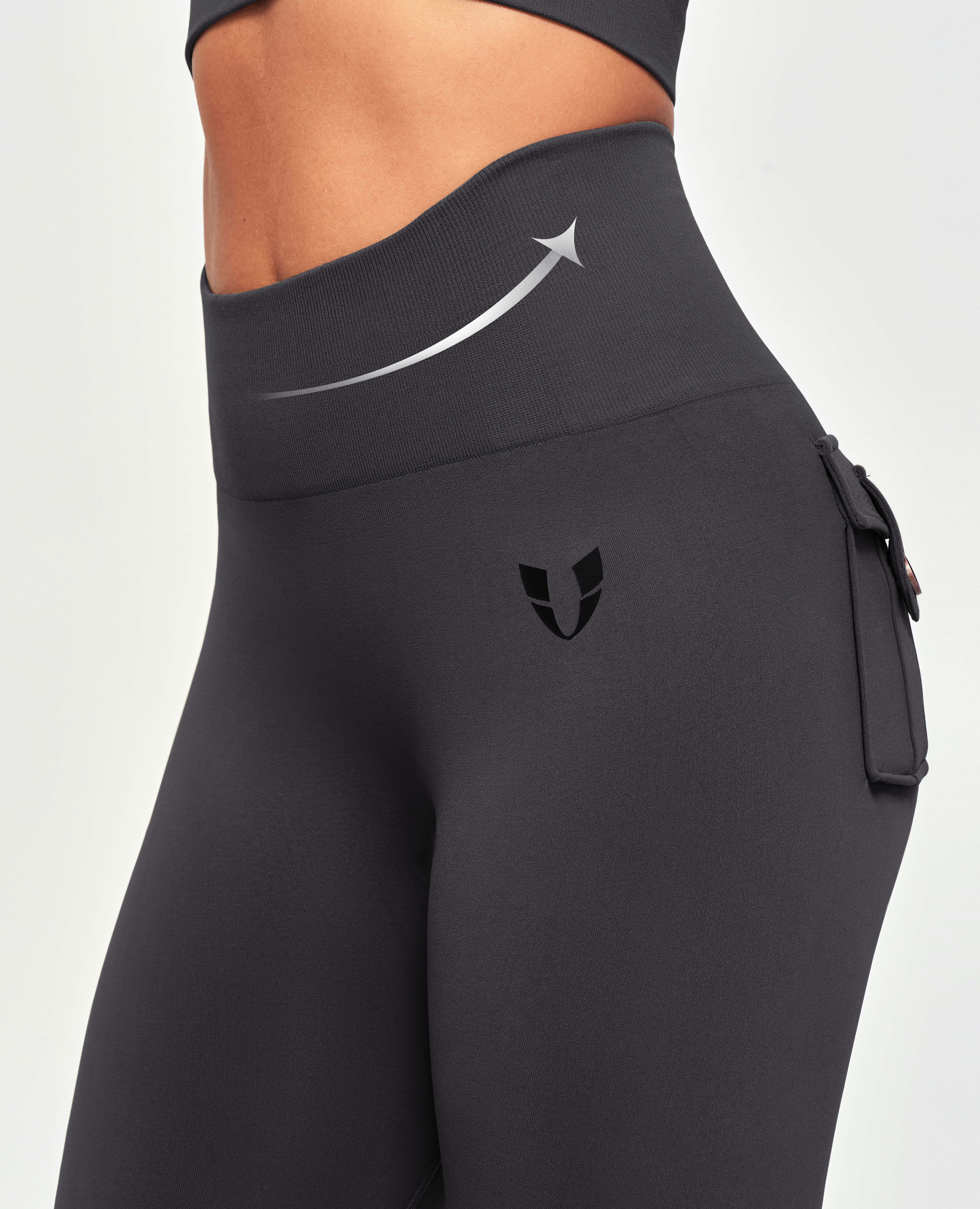 Seamless Cargo Leggings - Lava Gray