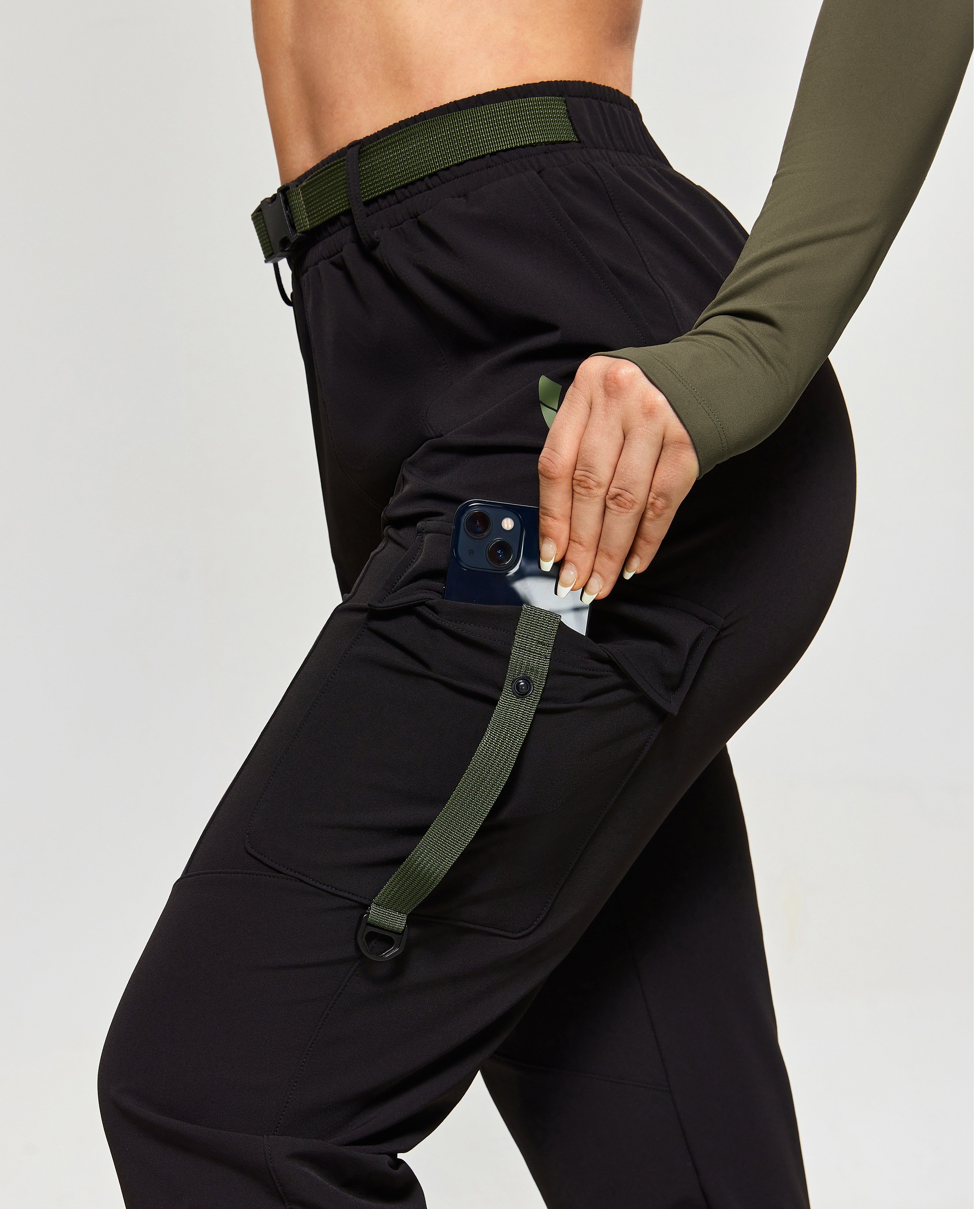 Moto Active Ankle Pants - Black