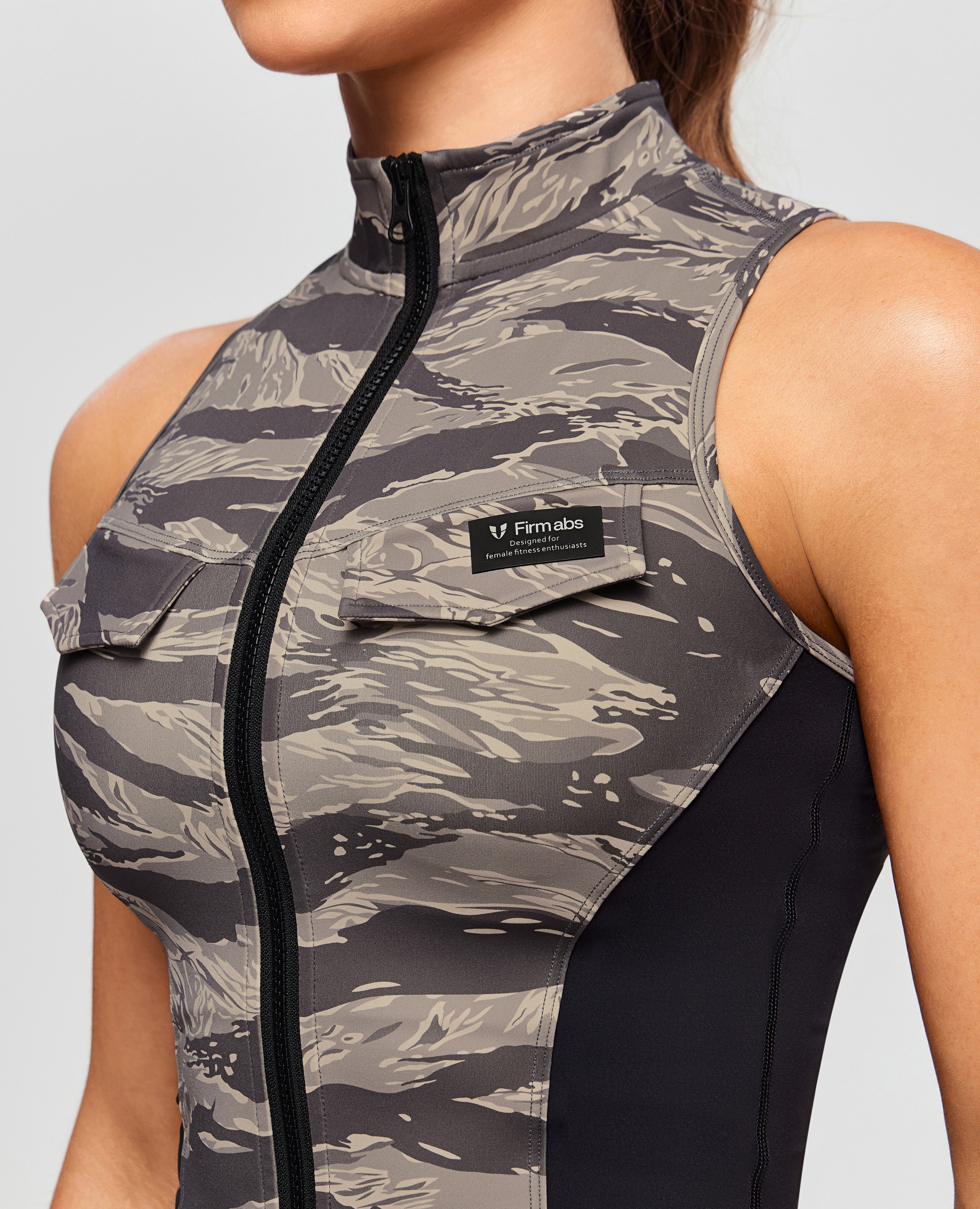 Army Abs Tank - Tiger Stripe Camo