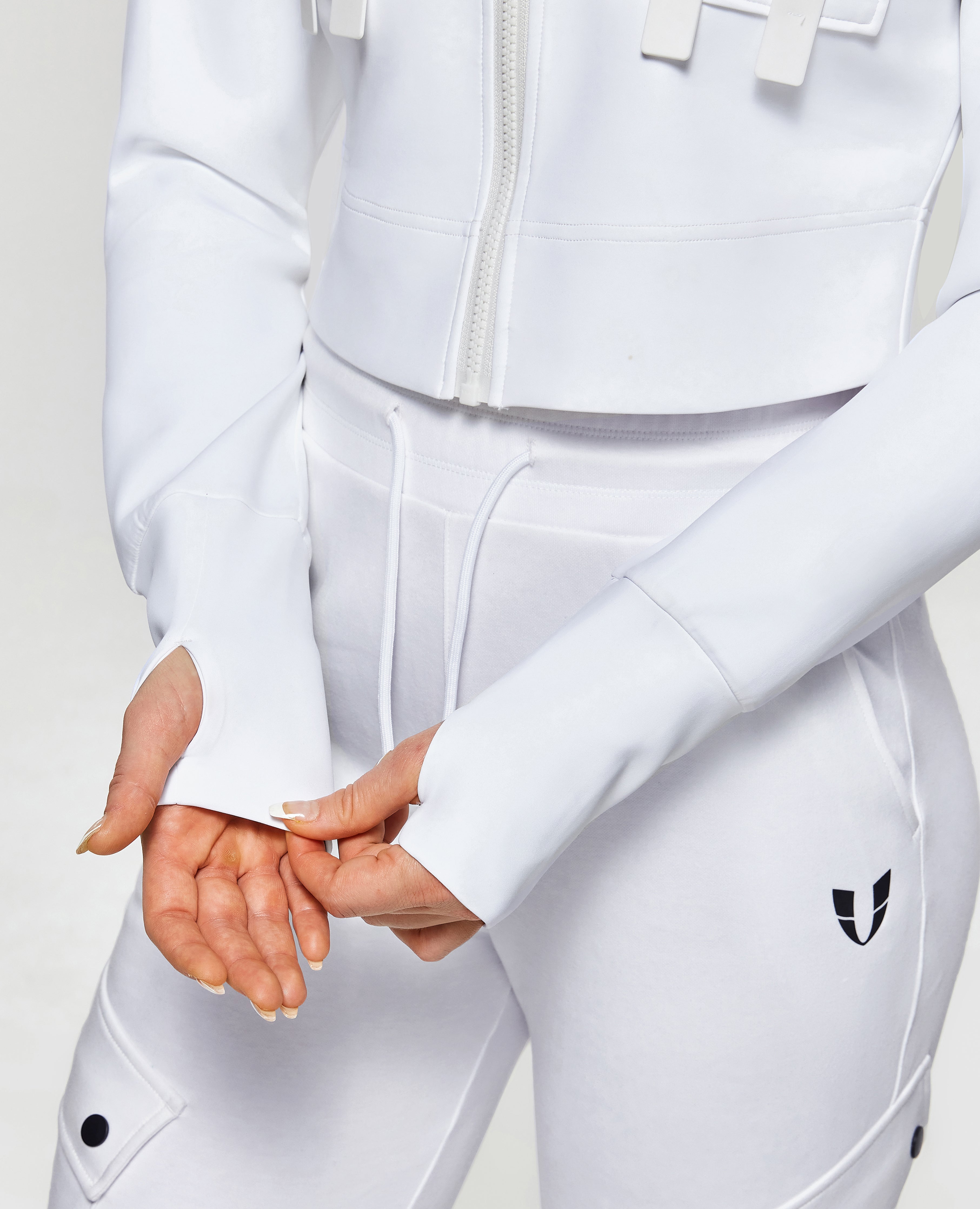 Futuristic Tech Active Jacket - White