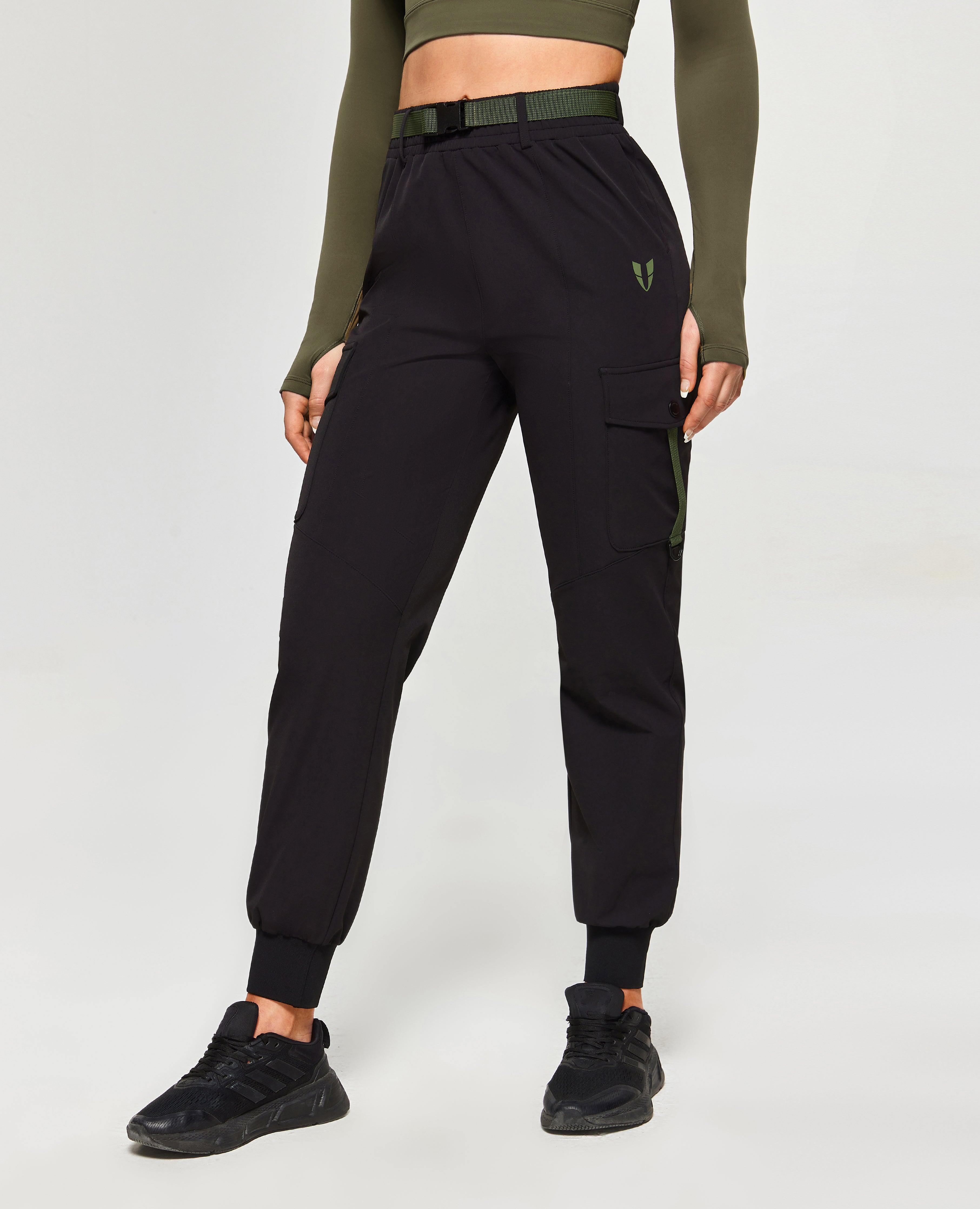 Moto Active Ankle Pants - Black