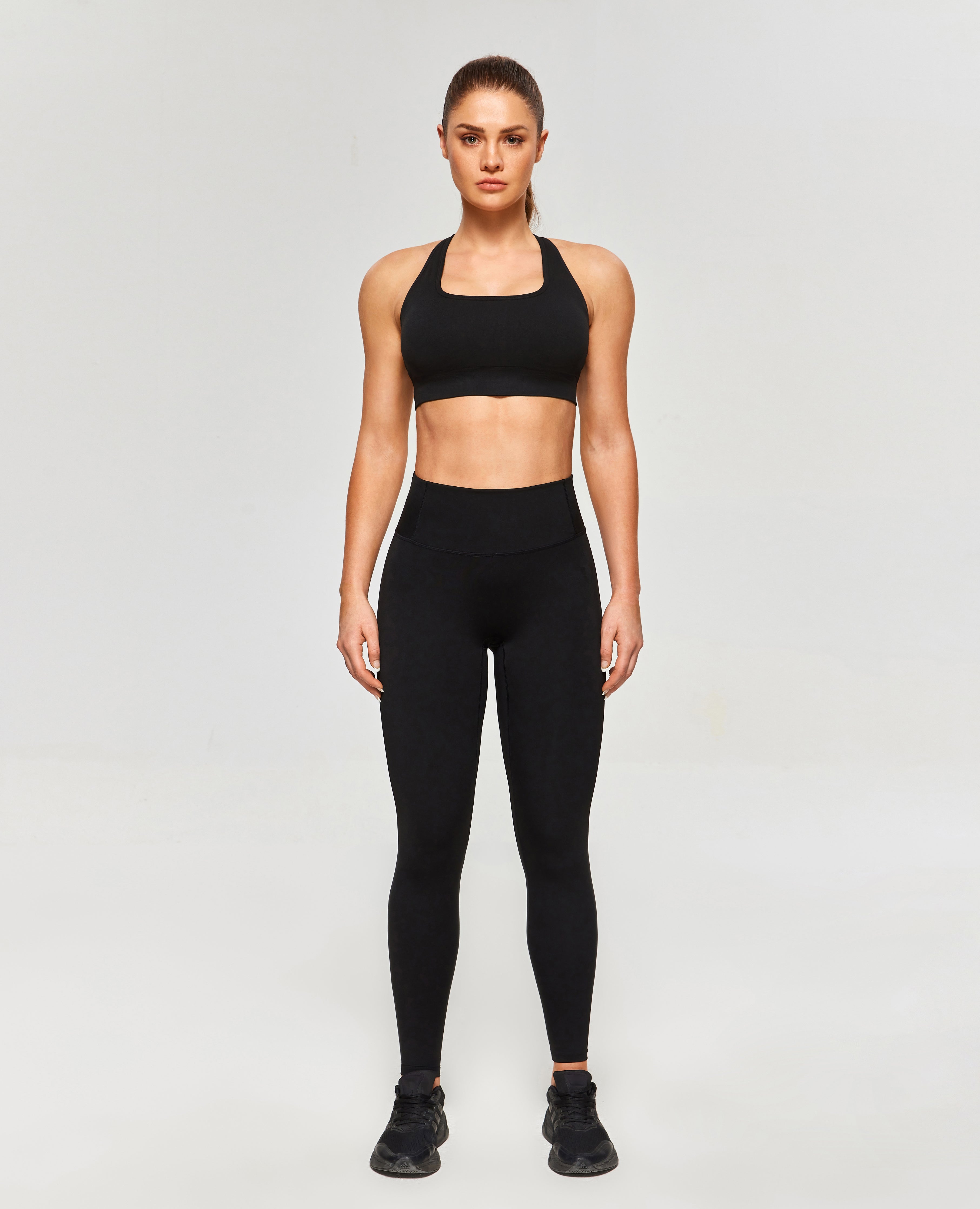 Firmabs High Waist Compression Leggings - Black