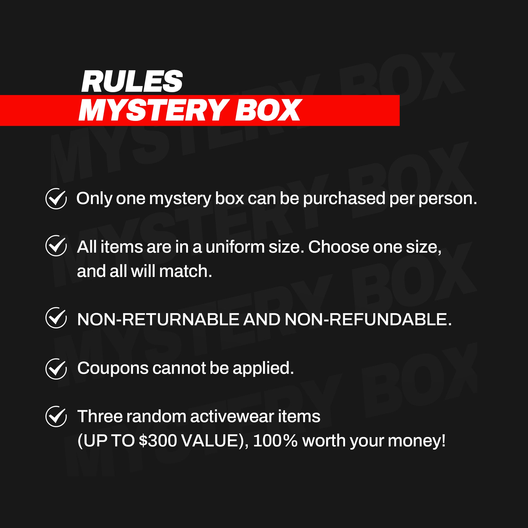 Firmabs Mystery Box $159