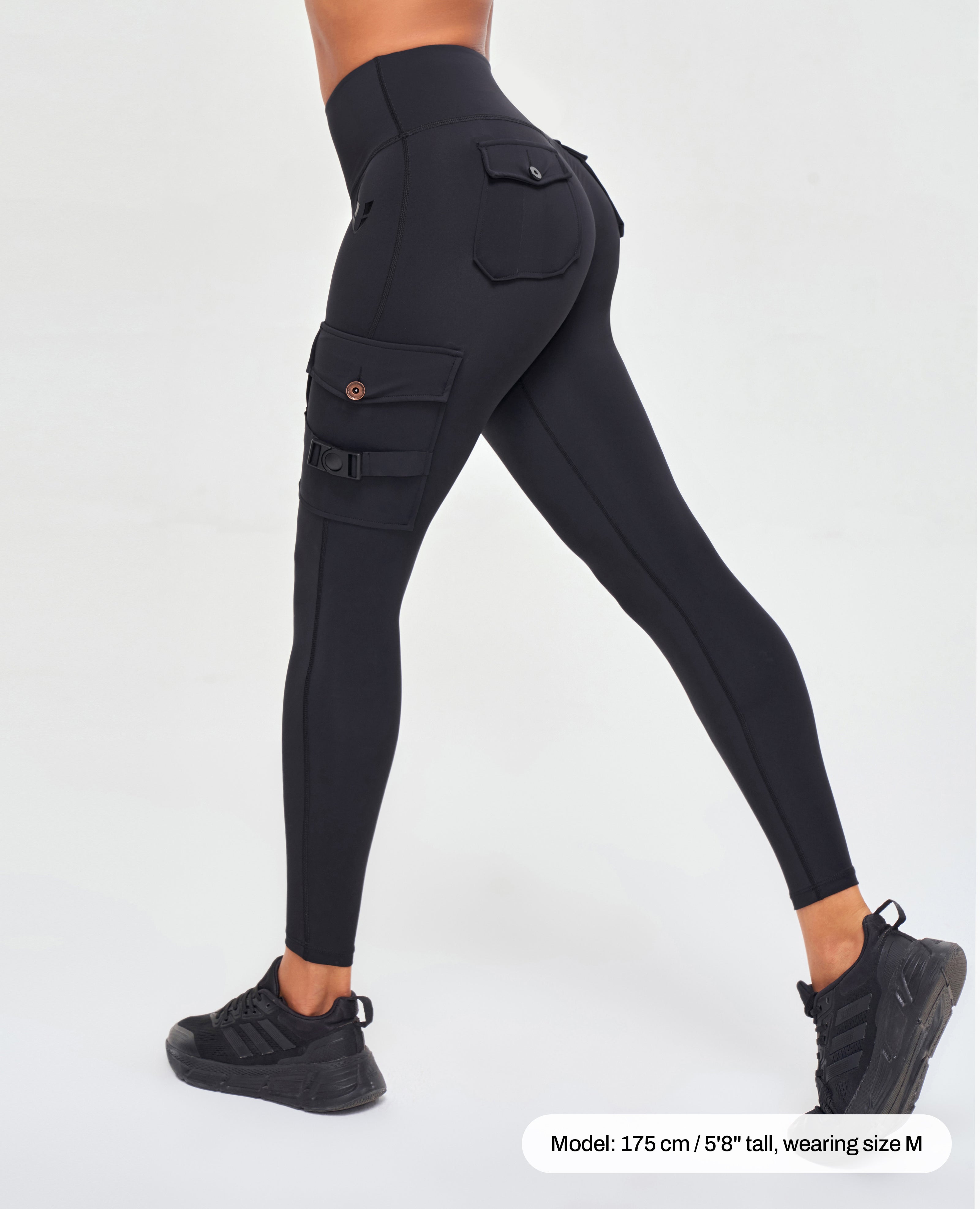 Leggings voor vrachtfitness - Zwart