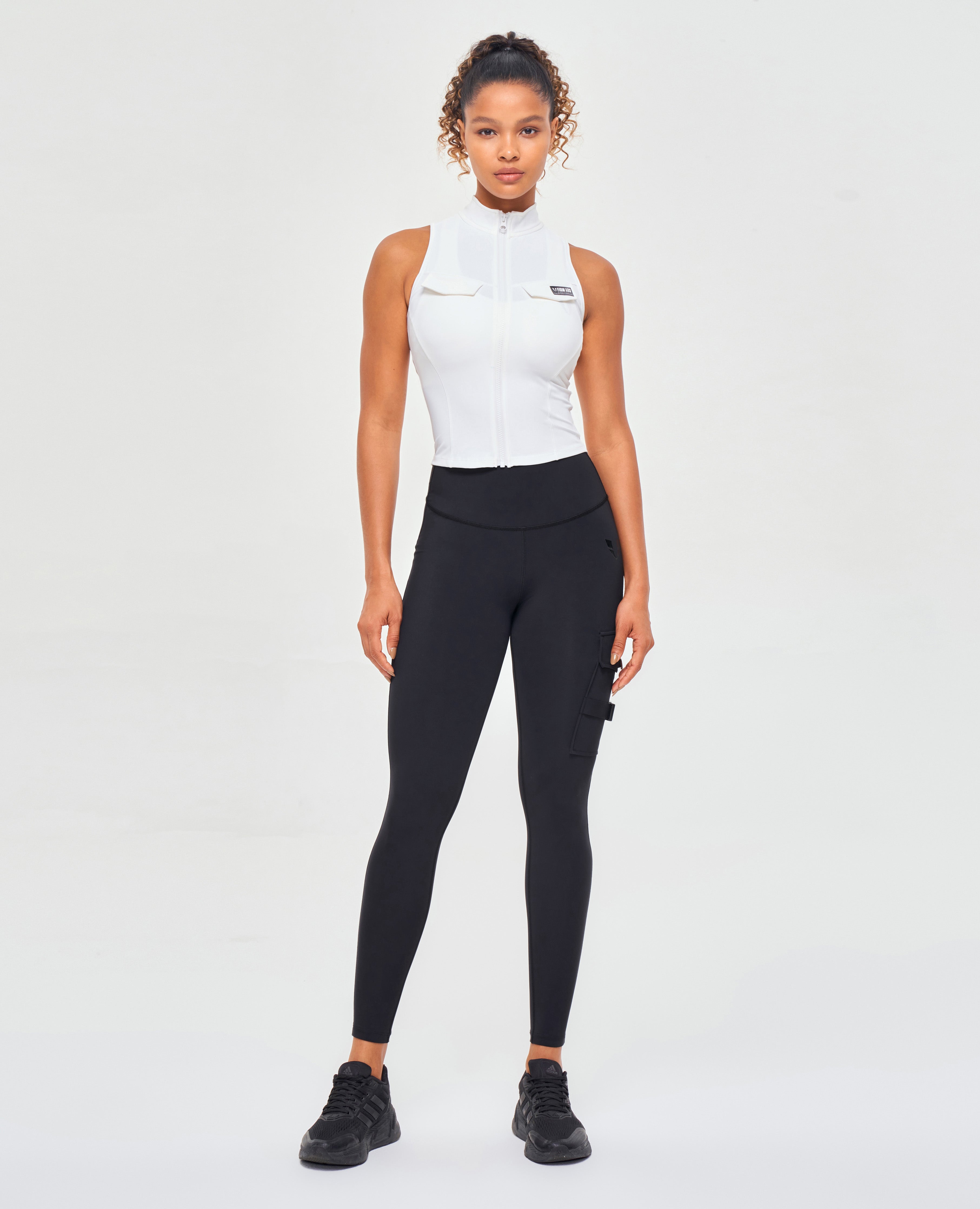Gym Leggings with Pockets Black, Activewear
