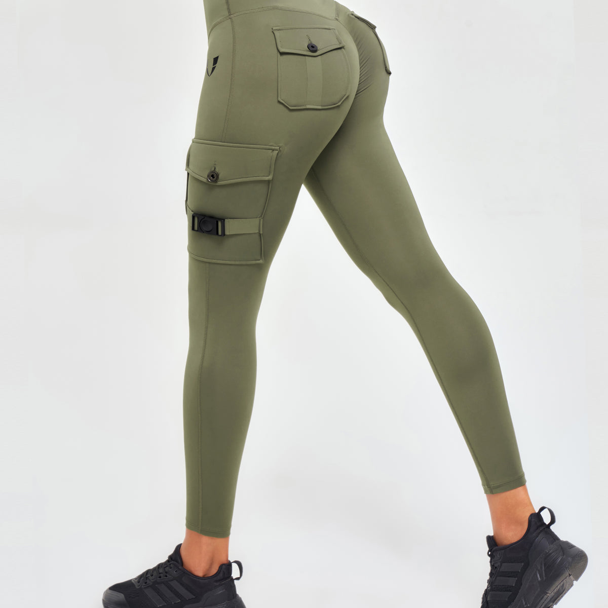 Buy Electric Yoga women sportswear fit back pocket gear training leggings  olive Online