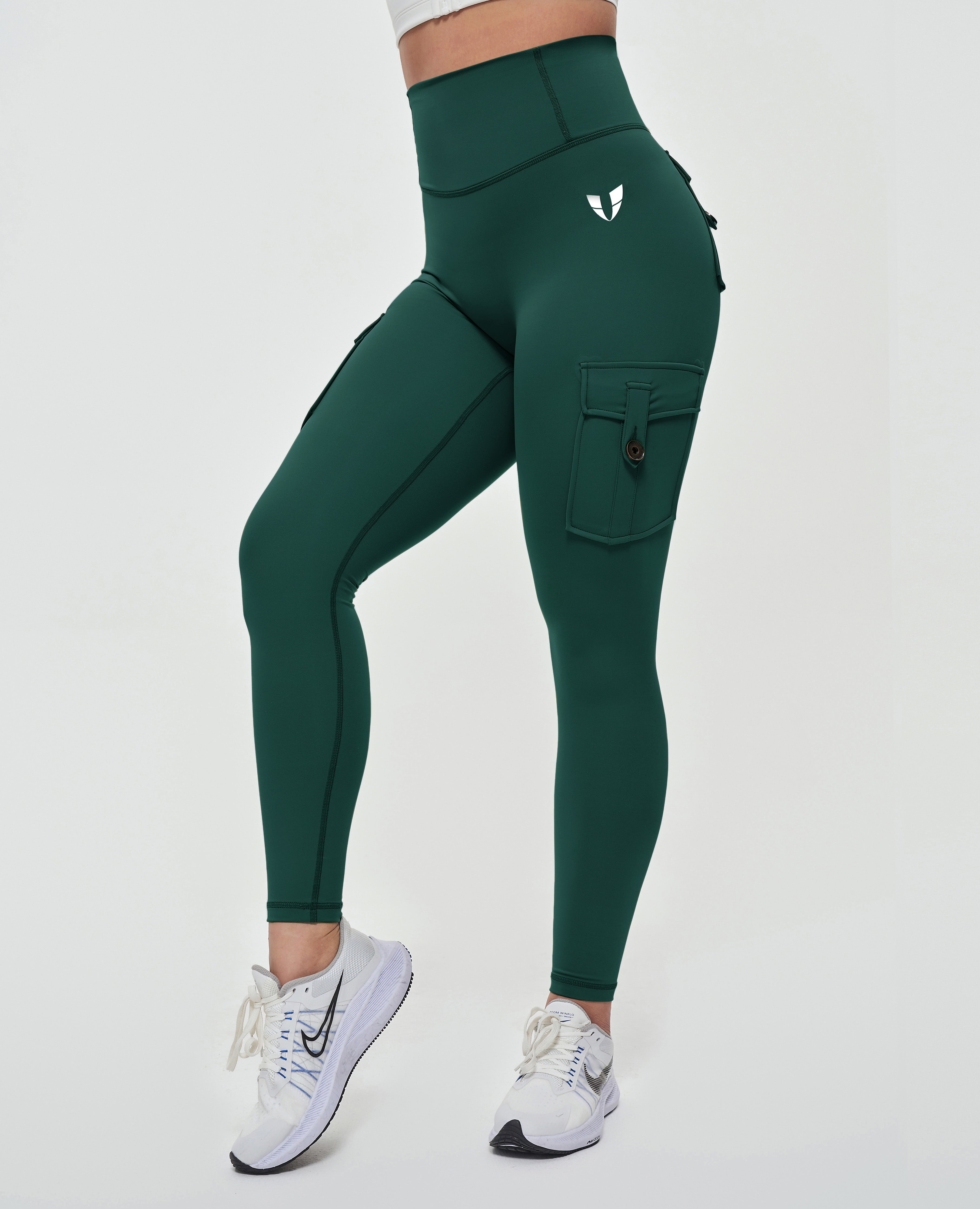 Buy Go Colors Women Solid Leaf Green Slim Fit Ankle Length Leggings - Tall  Online