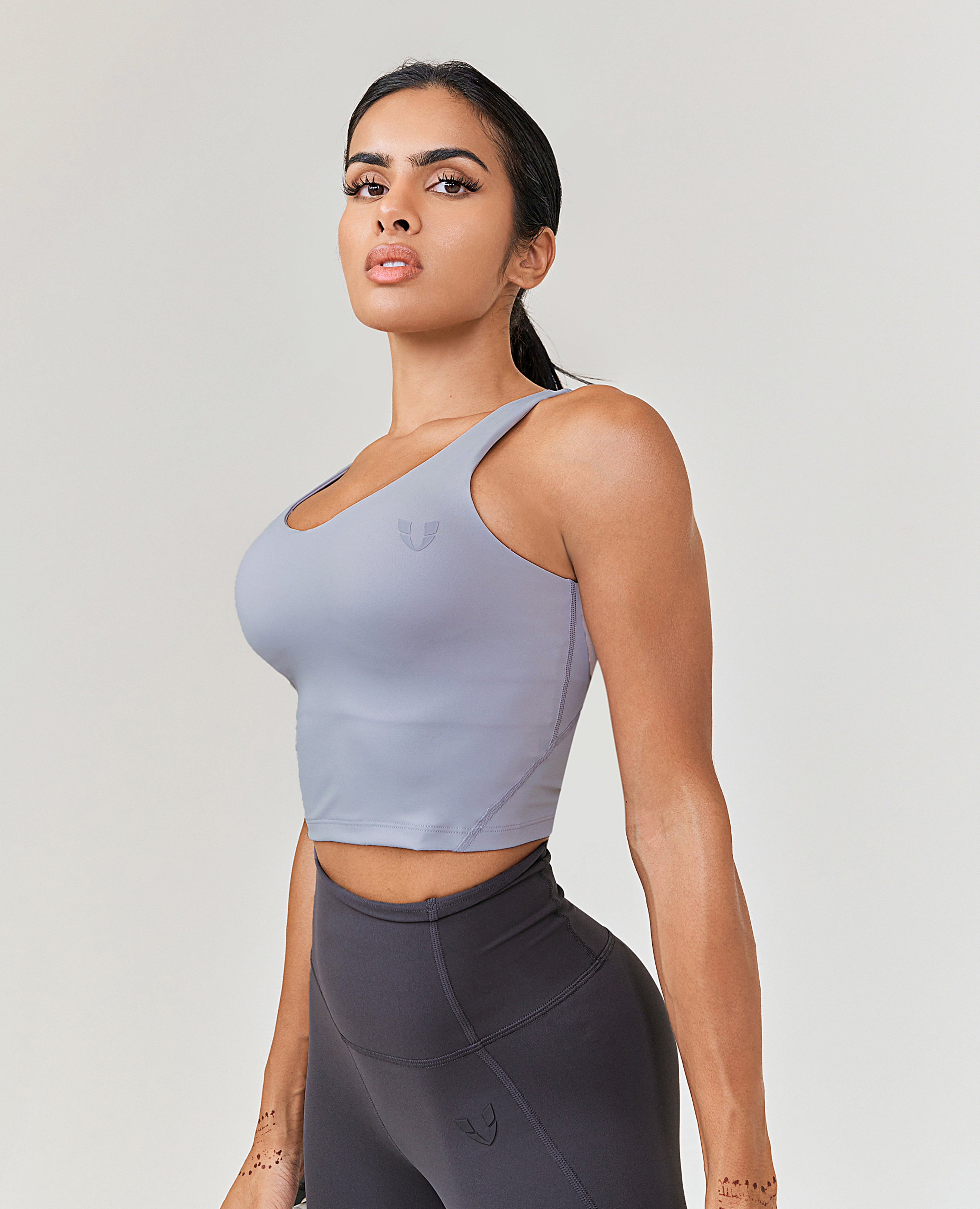 Luxe Seamless Sports Bra (Mocha) by OneMoreRep - Nutrition Warehouse