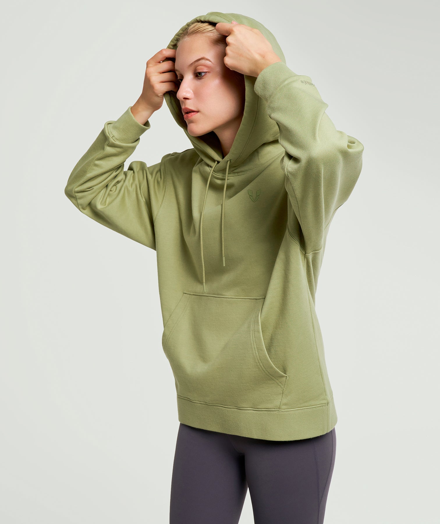 Rest Day Oversized Hoodie Green FIRM ABS